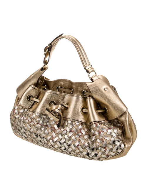 Burberry Leather Top Handle Bag