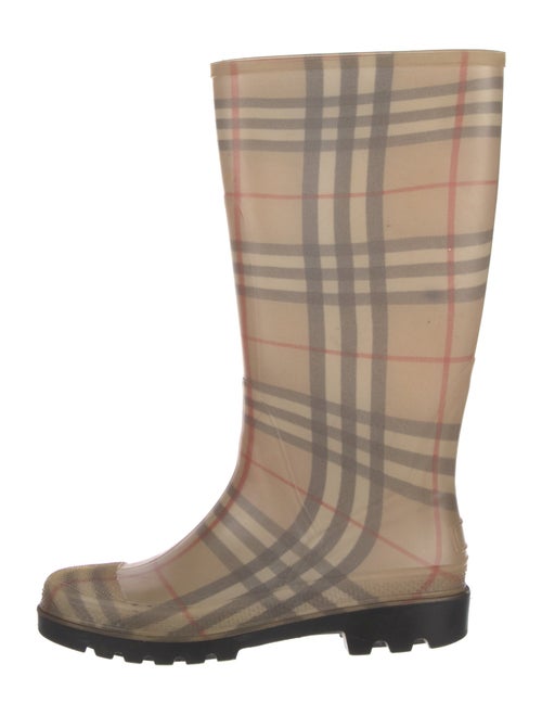 Burberry Rubber Printed Rain Boots