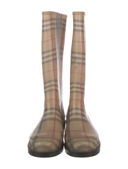 Burberry Rubber Printed Rain Boots