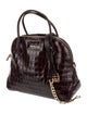 Michael Kors Embossed Leather Top Handle Bag