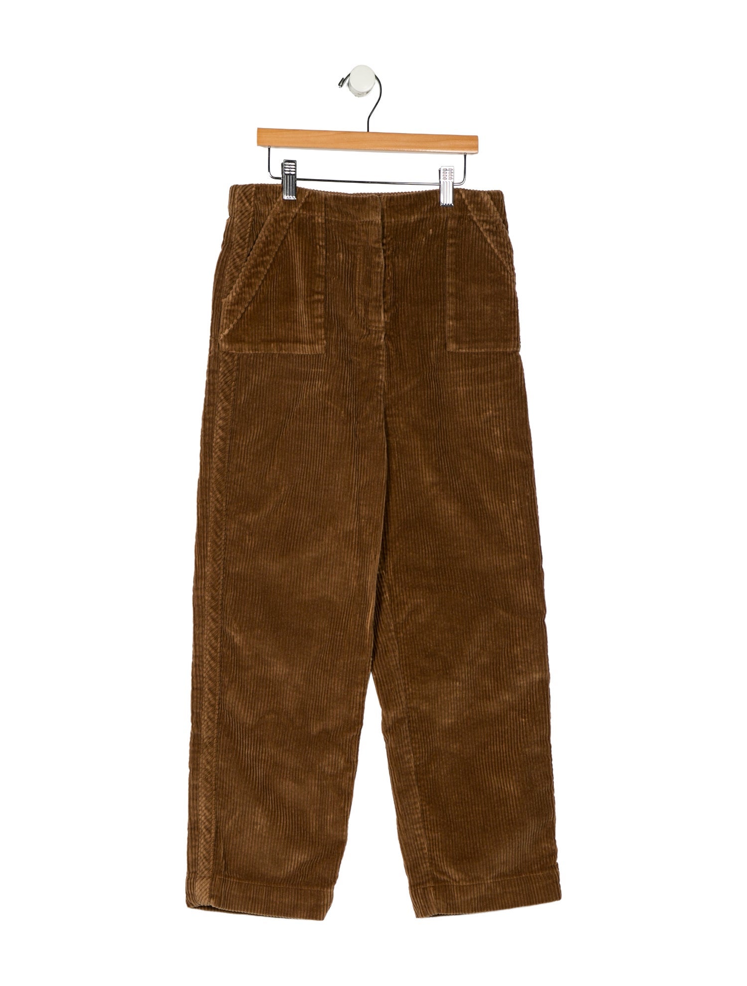 Burberry Girls' Brown Corduroy Pants