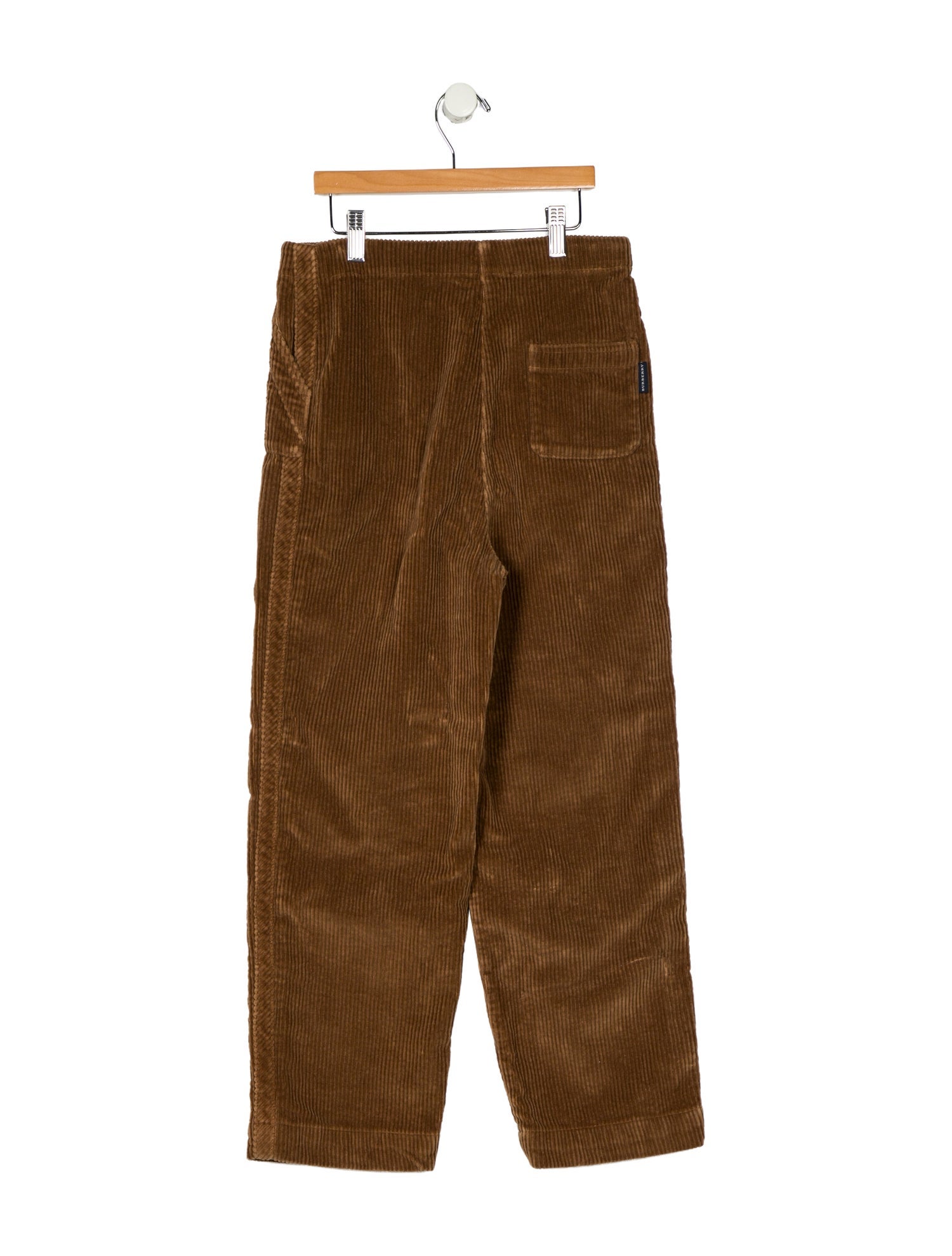 Burberry Girls' Brown Corduroy Pants