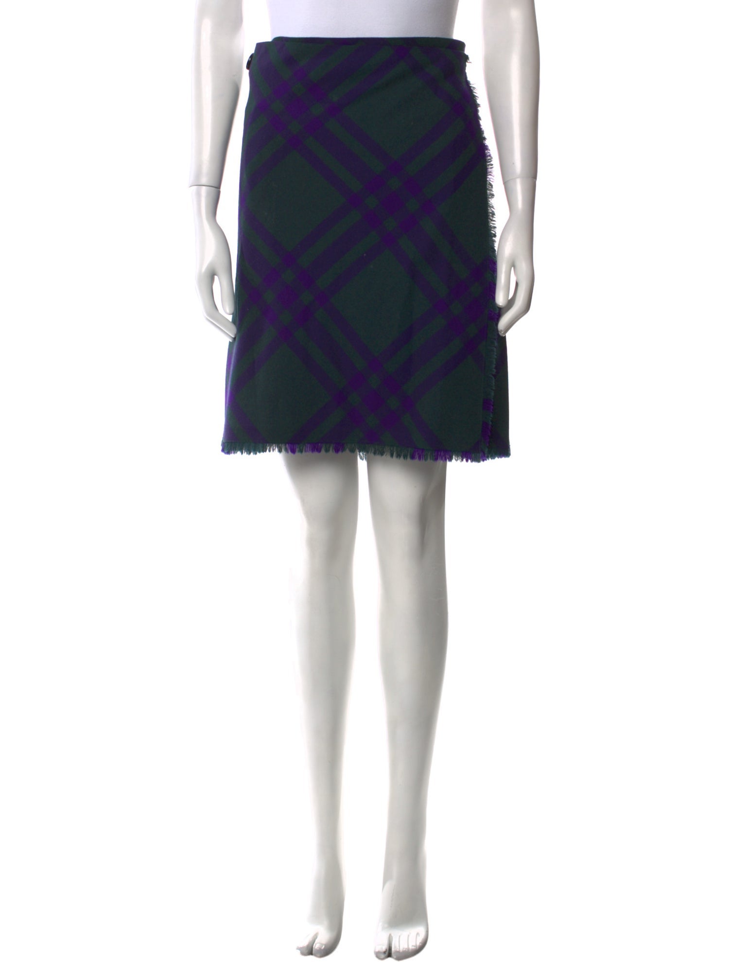 Burberry Wool Knee-Length Skirt