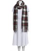 Burberry Plaid Print Scarf