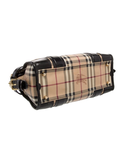 Burberry Haymarket Check Top Handle Bag