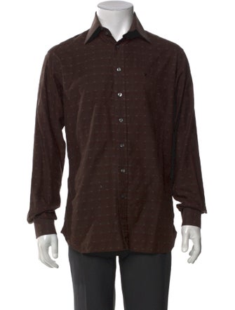 Burberry London Printed Long Sleeve Shirt