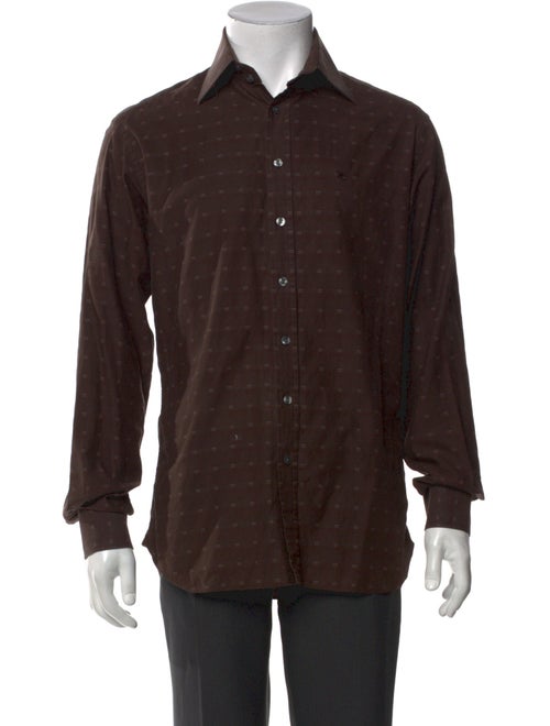 Burberry London Printed Long Sleeve Shirt