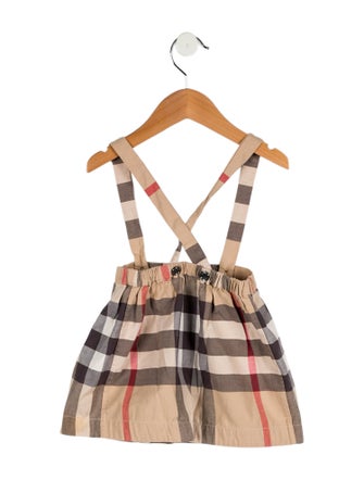 Burberry Toddlers' Checkprint Overalls