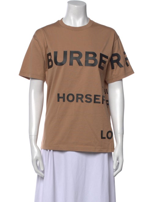 Burberry Graphic Print Crew Neck T-Shirt