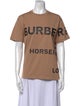Burberry Graphic Print Crew Neck T-Shirt
