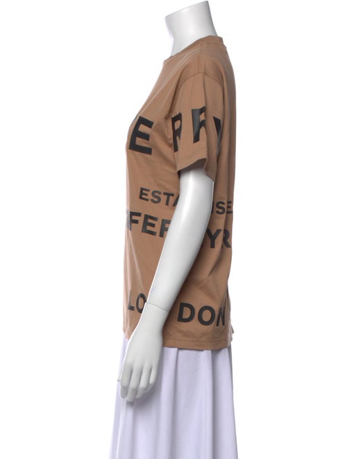 Burberry Graphic Print Crew Neck T-Shirt