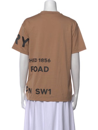 Burberry Graphic Print Crew Neck T-Shirt