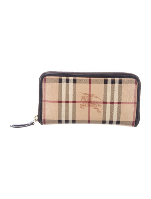 Burberry Horseferry Check Pattern Printed Wallet