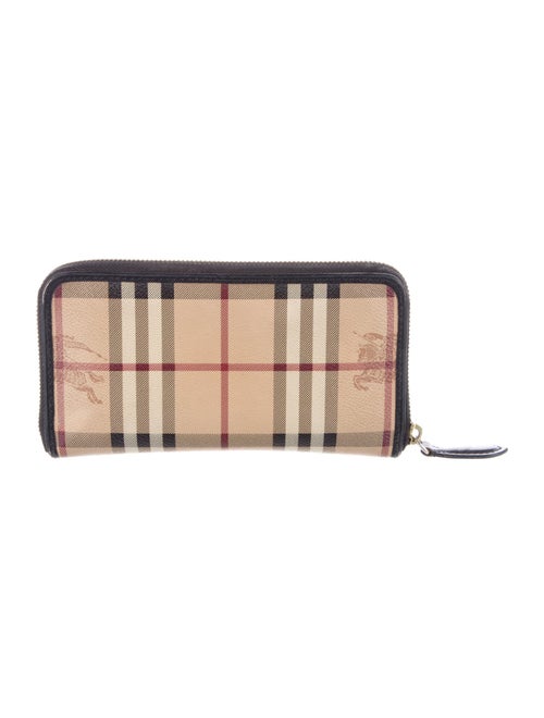 Burberry Horseferry Check Pattern Printed Wallet