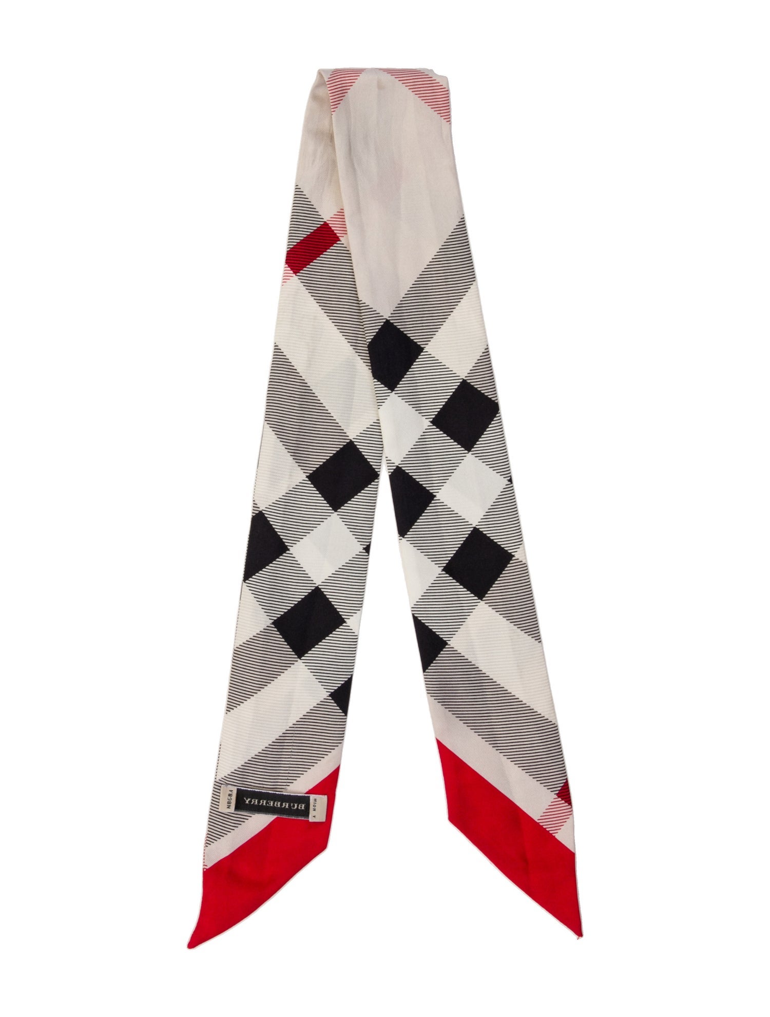 Burberry Plaid Print Scarf