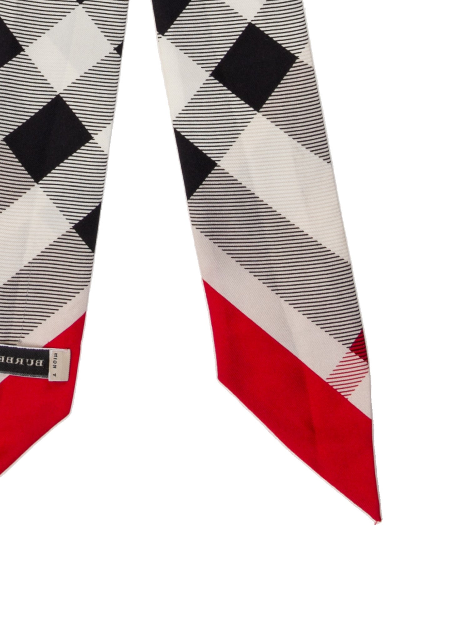 Burberry Plaid Print Scarf