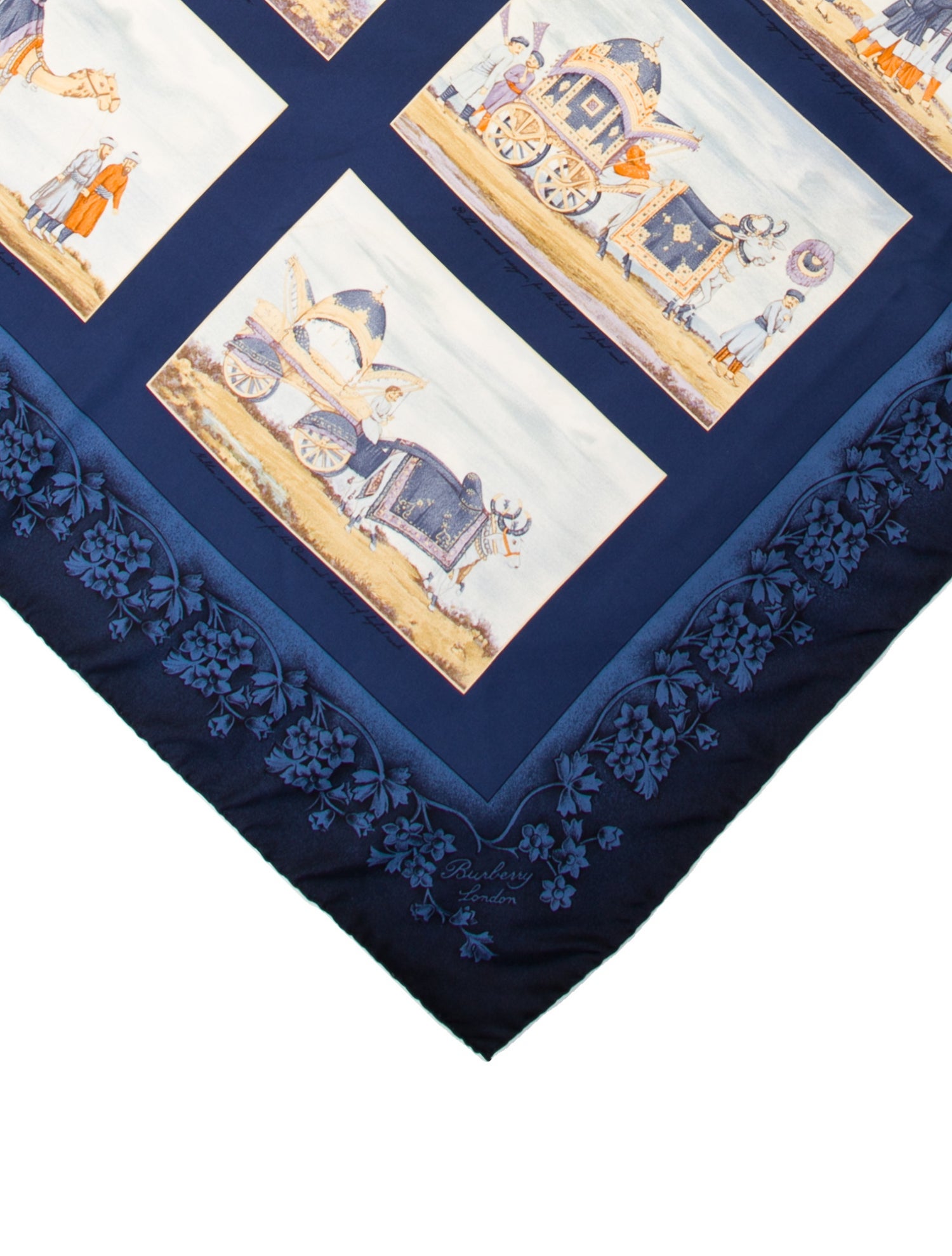 Burberry London Silk Printed Scarf