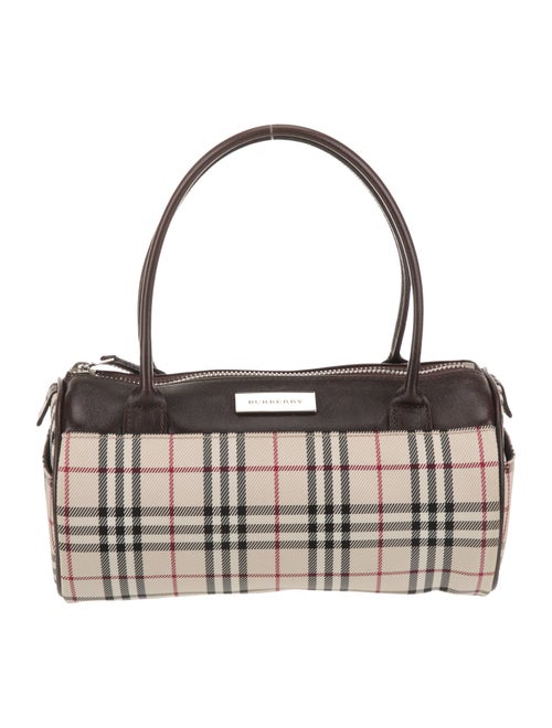 Burberry Canvas Top Handle Bag