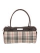 Burberry Canvas Top Handle Bag