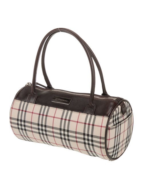 Burberry Canvas Top Handle Bag