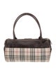 Burberry Canvas Top Handle Bag