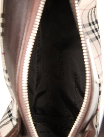 Burberry Canvas Top Handle Bag