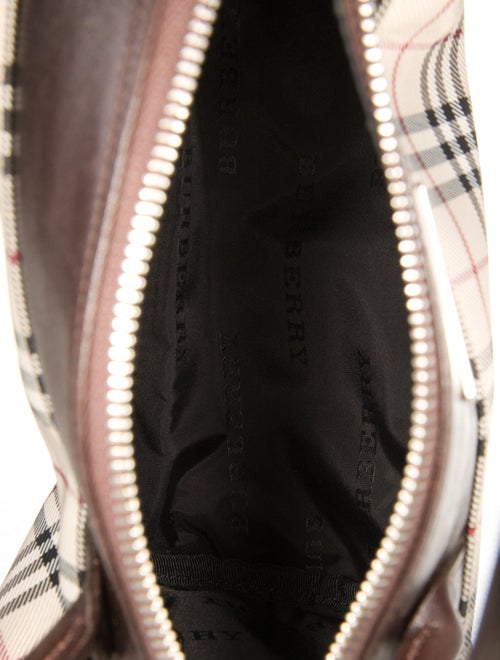 Burberry Canvas Top Handle Bag