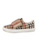 Burberry Kids' Checkprint Low Top Sneakers