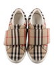 Burberry Kids' Checkprint Low Top Sneakers