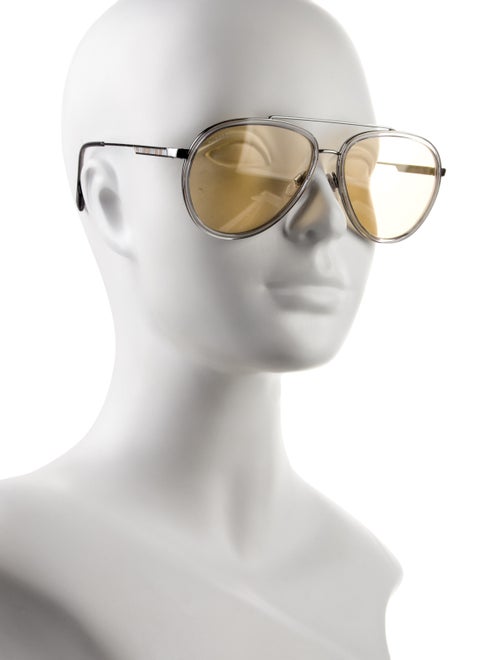 Burberry Aviator Tinted Sunglasses