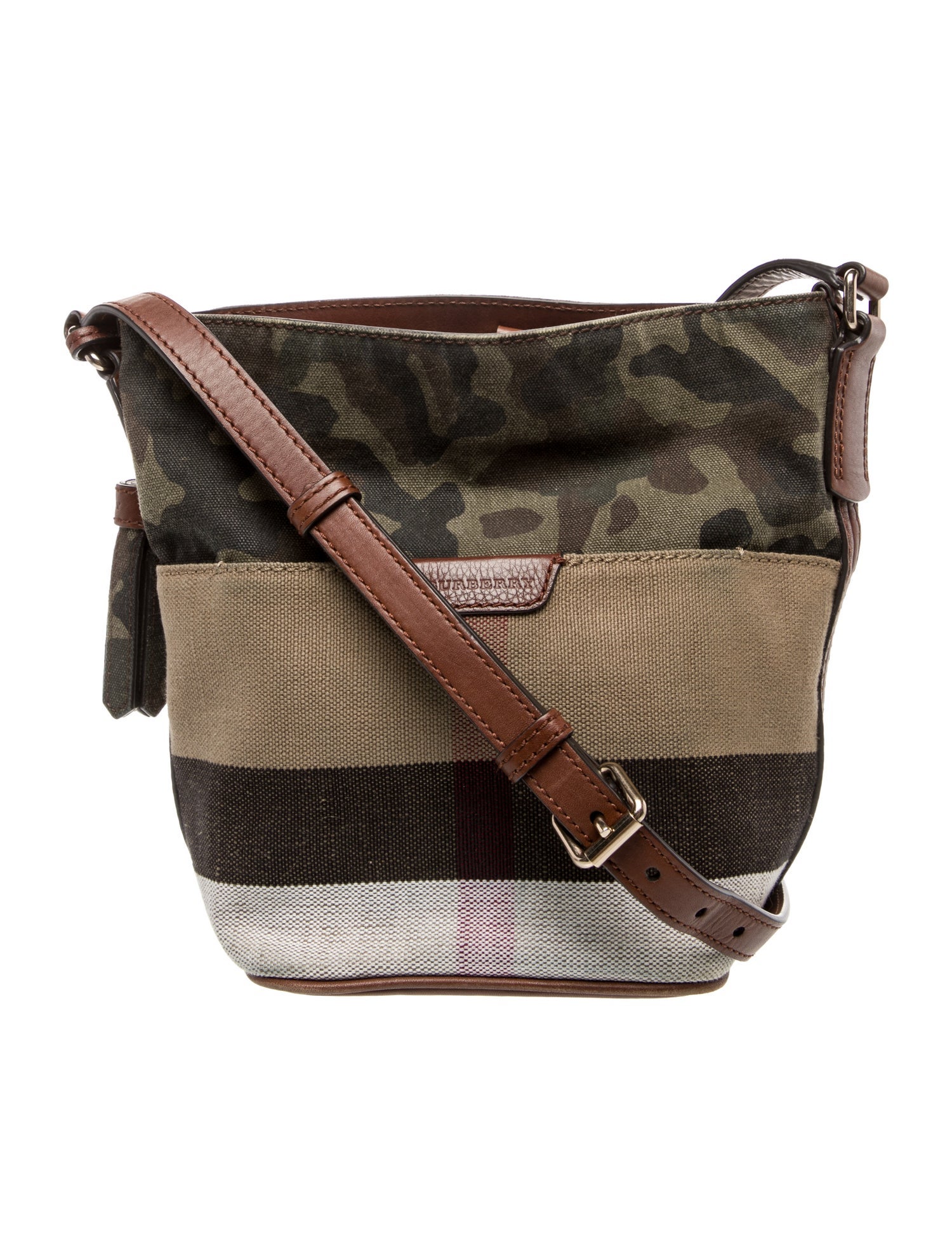 Burberry Exploded Check Messenger Bag