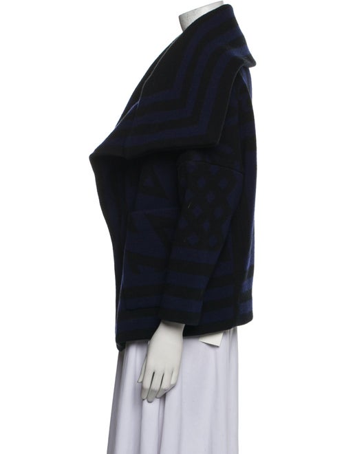 Burberry Prorsum Virgin Wool Striped Jacket