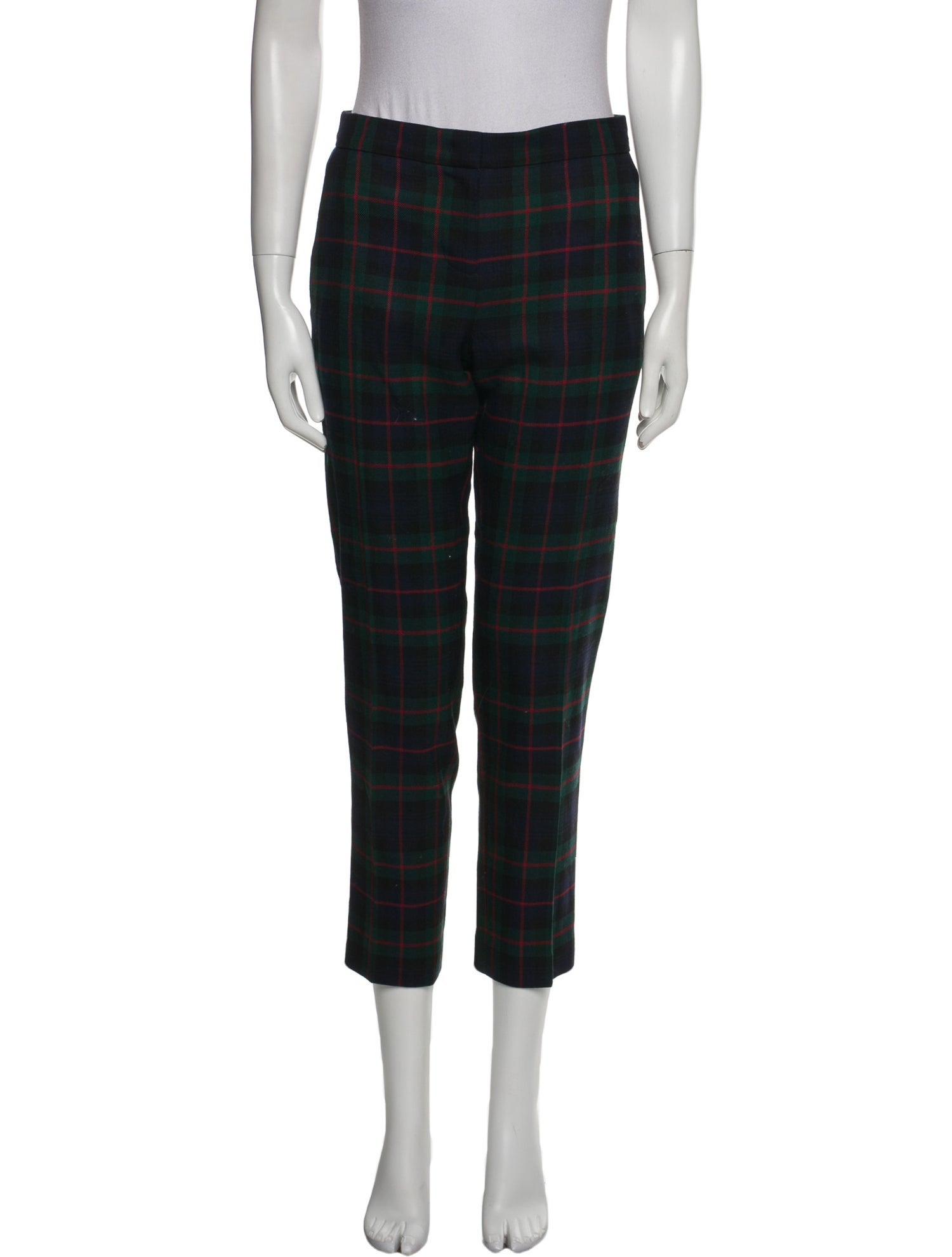 Burberry Virgin Wool Straight Leg Pants