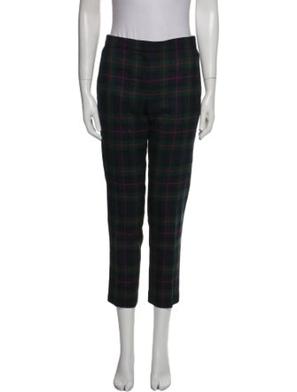 Burberry Virgin Wool Straight Leg Pants