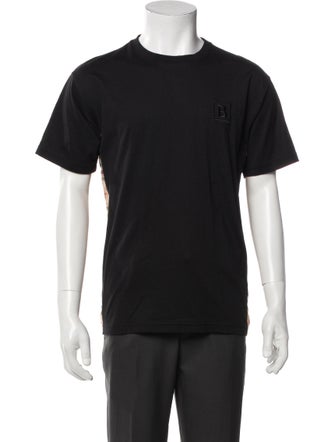 Burberry House Check Pattern Crew Neck T-Shirt