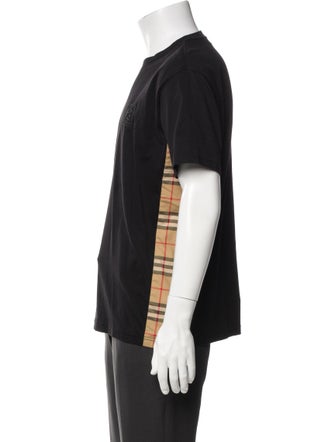 Burberry House Check Pattern Crew Neck T-Shirt