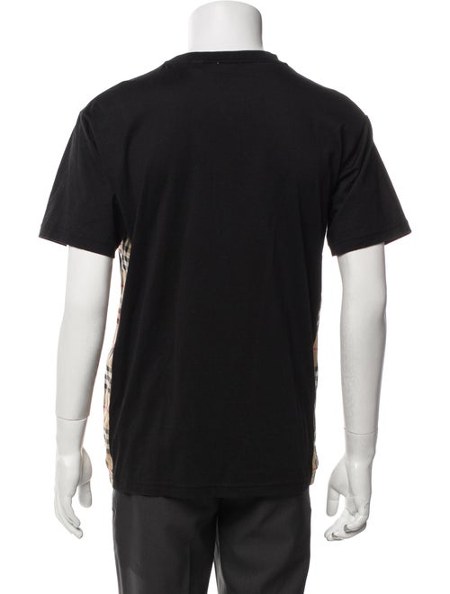 Burberry House Check Pattern Crew Neck T-Shirt