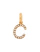 Burberry Crystal 'C' Embellished Letter Charm