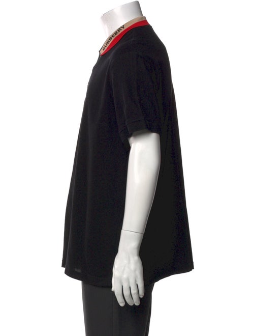 Burberry TB Monogram Crew Neck Polo Shirt