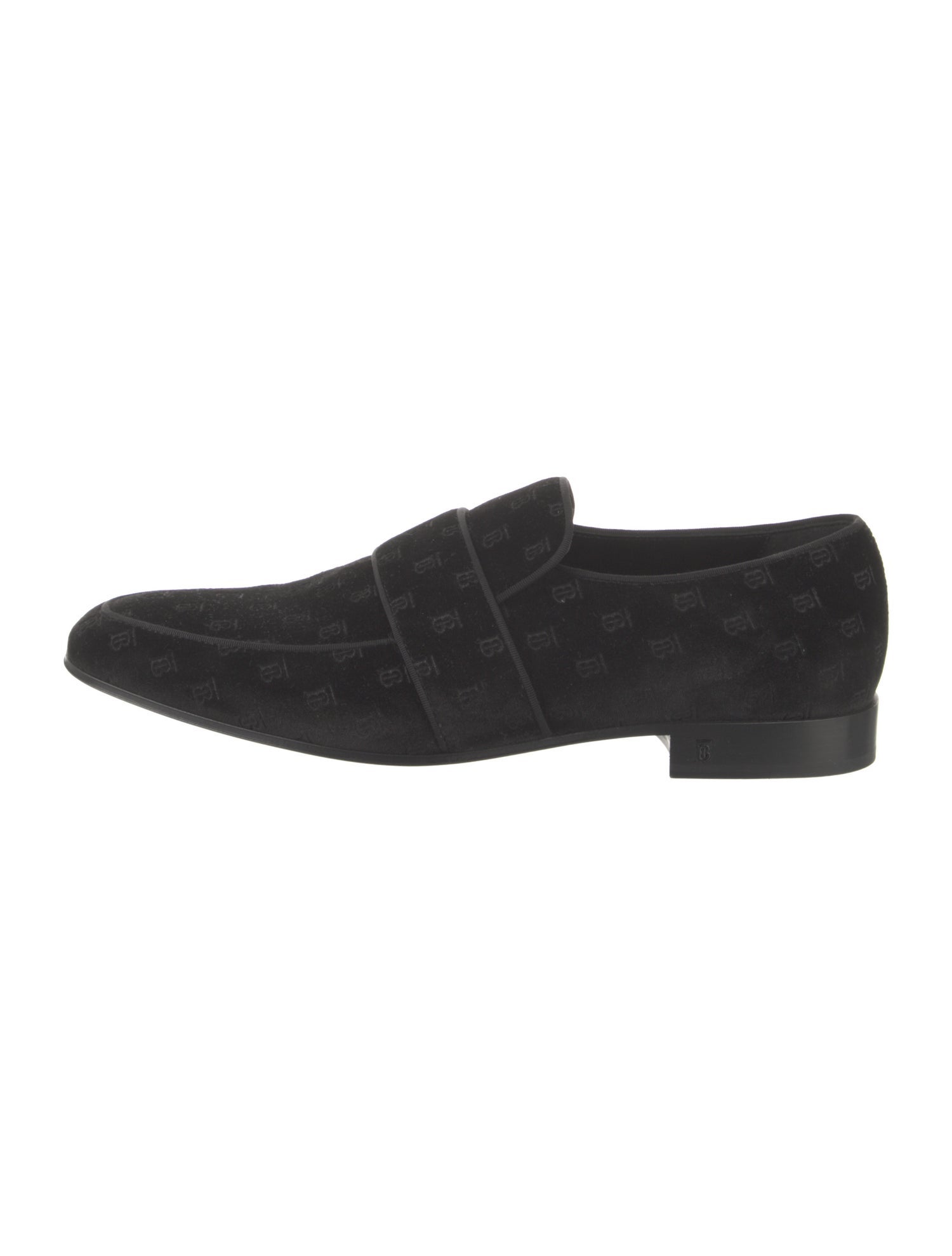 Burberry Velvet Dress Loafers