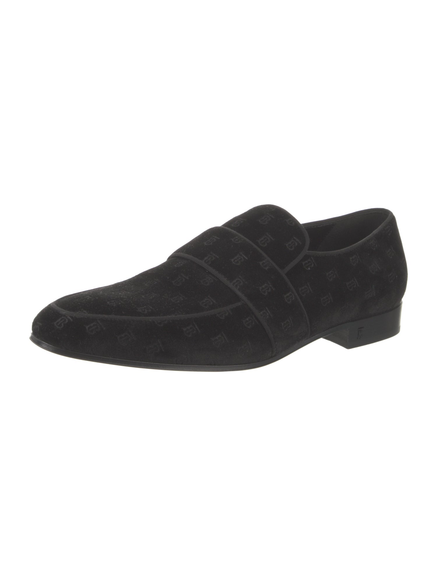 Burberry Velvet Dress Loafers