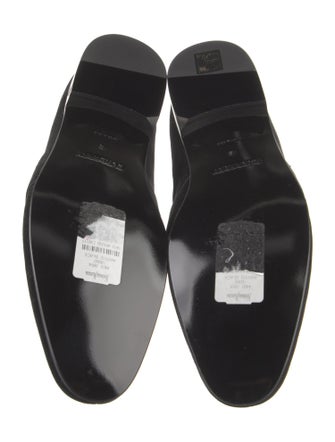 Burberry Velvet Dress Loafers