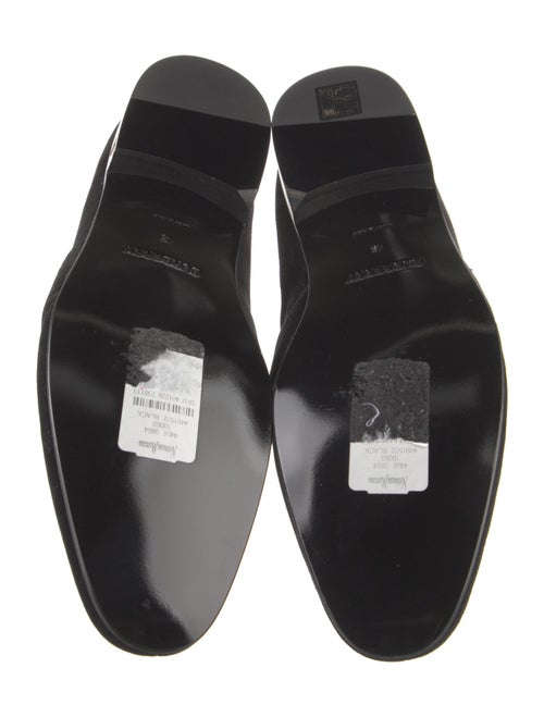 Burberry Velvet Dress Loafers