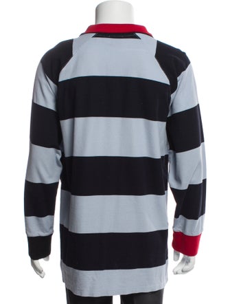 Burberry Exploded Check Pattern Crew Neck Polo Shirt