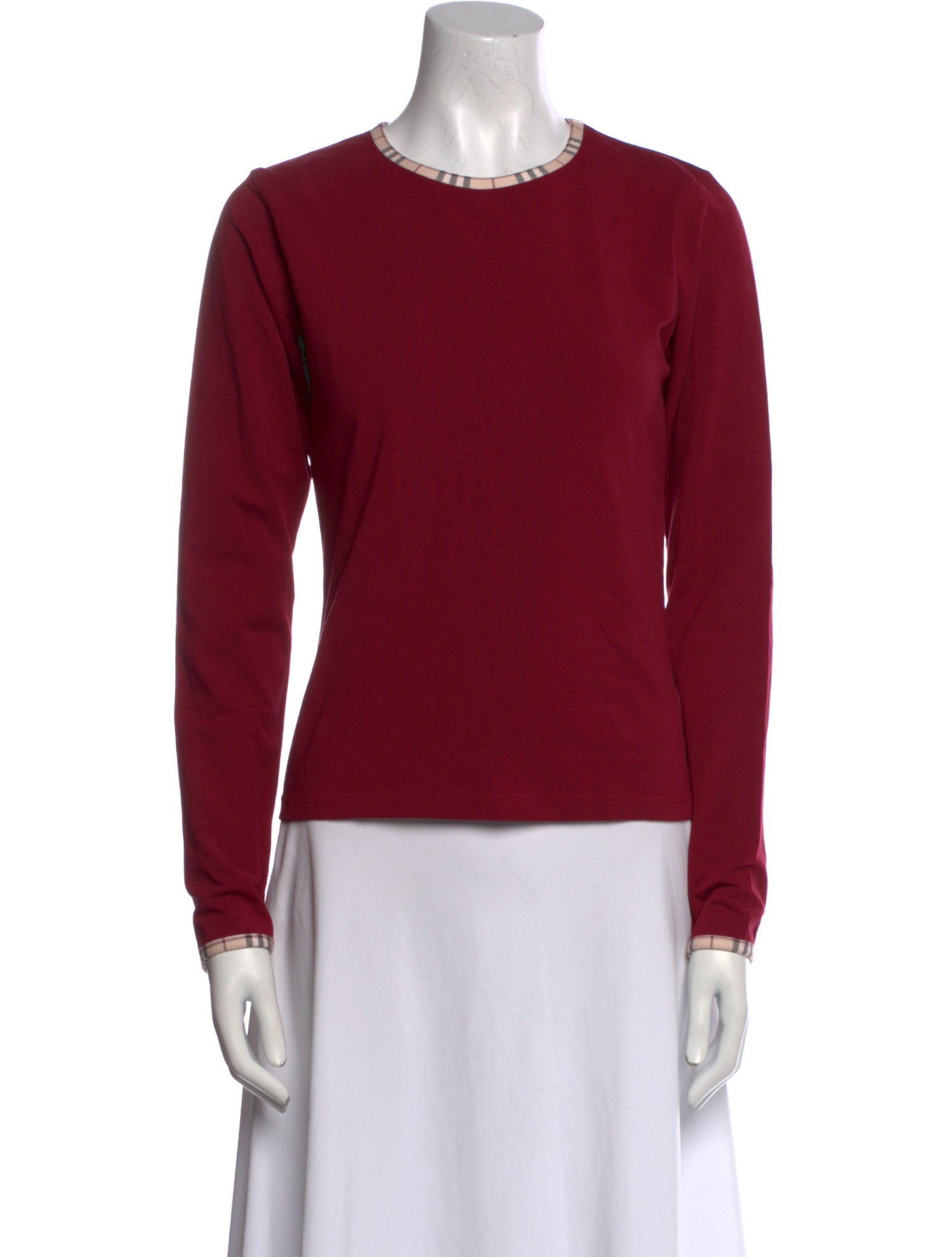 Burberry London Crew Neck Long Sleeve Sweatshirt