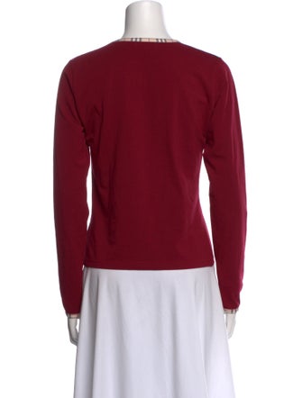 Burberry London Crew Neck Long Sleeve Sweatshirt