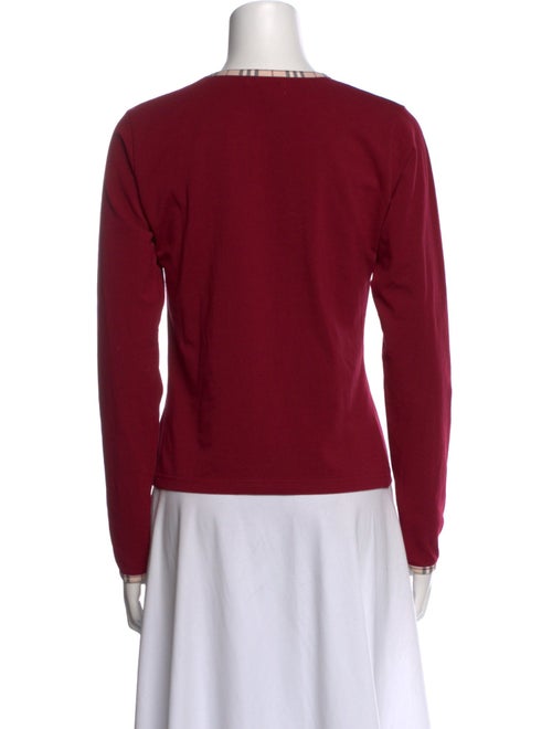 Burberry London Crew Neck Long Sleeve Sweatshirt