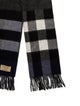 Burberry Cashmere Smoked Check Pattern Scarf