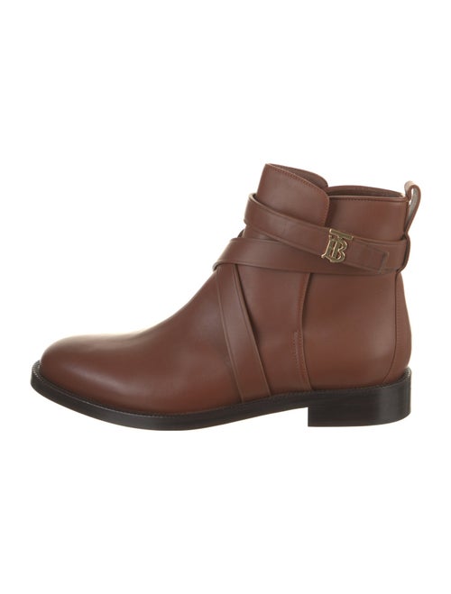Burberry TB Monogram Leather Chelsea Boots