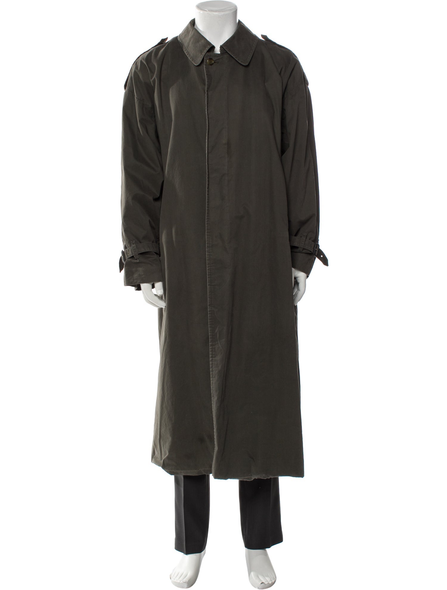 Burberry's Nova Check Pattern Trench Coat